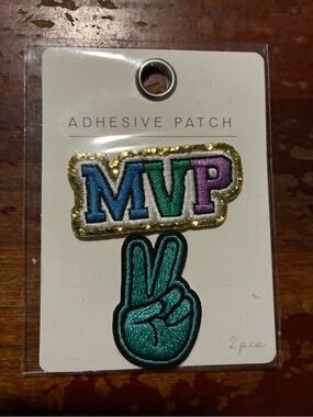 MVP Chevron Sequin Adhesive Patch Set - Teal & Multicolor